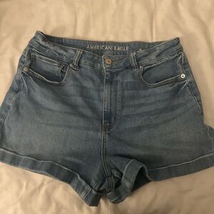 American Eagle Outfitters Women's Light Blue Jean Shorts